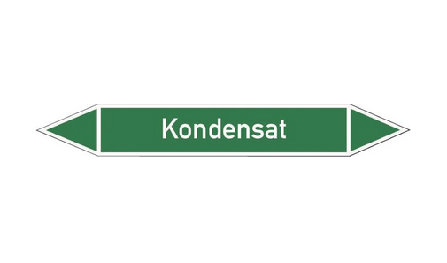 Rohrleitungskennzeichnung, 37 x 270 mm, Kondensat, VPE: 5 Stk